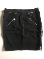 Rok zwart met ritsjes compagnia italiana maat 38, Kleding | Dames, Maat 38/40 (M), Zwart, Ophalen of Verzenden, Compagnia italiana