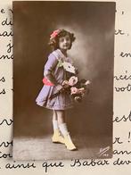 2-4-1916 Feldpost - Meisje in paarse jurk (AA), Ophalen of Verzenden, Voor 1920, Gelopen, Kinderen