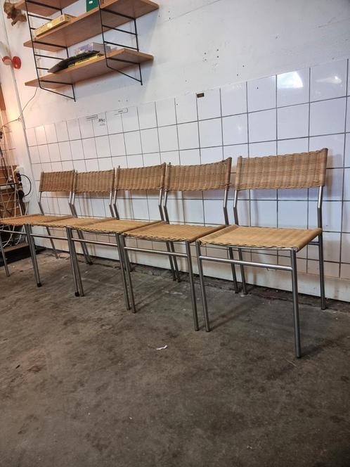 Stoelen SE 05 ,Martin Visser voor 't Spectrum 5 st, Huis en Inrichting, Stoelen, Gebruikt, Ophalen