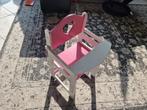 Mooie roze/witte baby born poppen stoel, Kinderen en Baby's, Speelgoed | Poppen, Ophalen, Gebruikt, Babypop