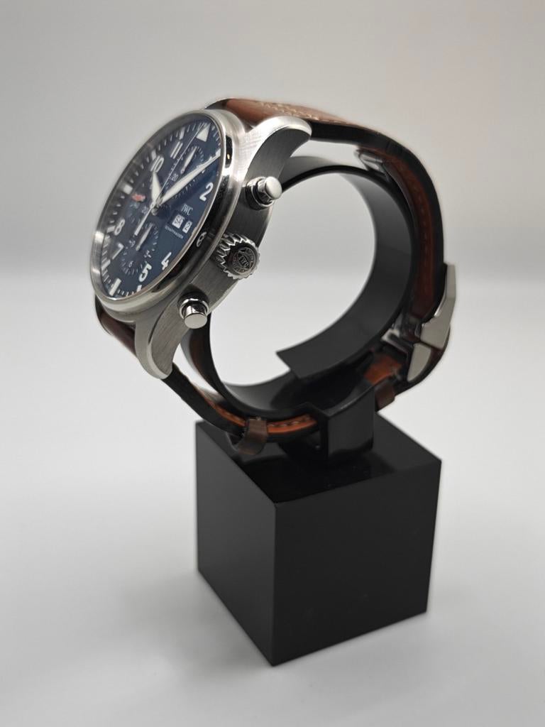 Mooie IWC Le Petit Prince Chronograaf, Sieraden, Tassen en Uiterlijk, Horloges | Heren, Overige merken, Leer, Staal, Polshorloge