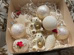 Oud vintage setje kerstballen 9 stuks, Ophalen of Verzenden, Zo goed als nieuw
