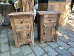 Stoere nachtkastjes gemaakt van Old Wood, Ophalen, Minder dan 45 cm, 55 tot 70 cm, Zo goed als nieuw