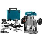 Makita DRT50ZJX2 freesmachine (body) 18V Li-ion, Ophalen of Verzenden, Nieuw, Accu, Bovenfrees