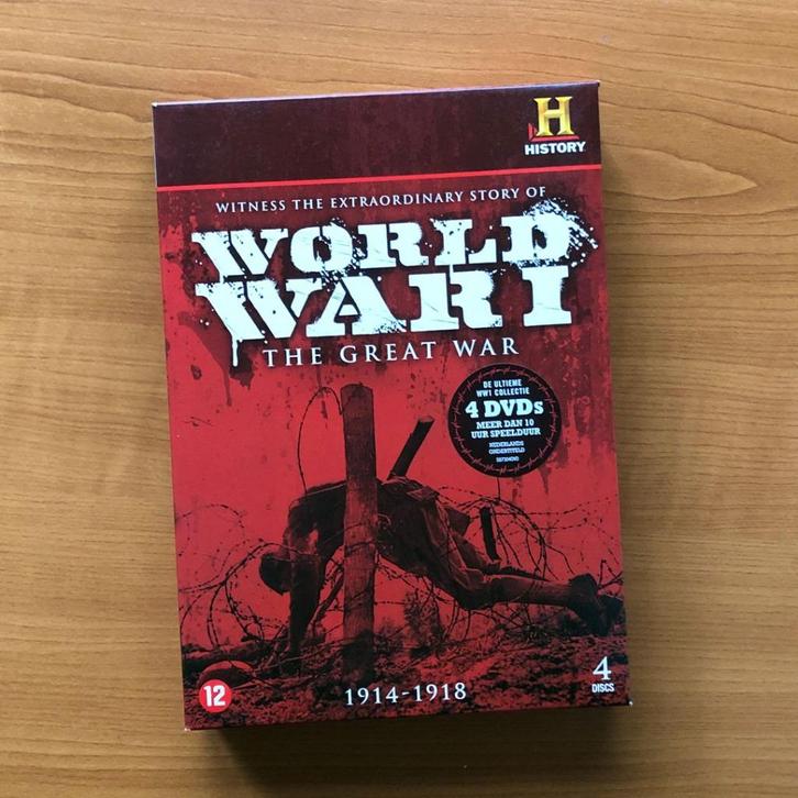 World War I - The Great War (4-DVD), Cd's en Dvd's, Dvd's | Documentaire en Educatief, Zo goed als nieuw, Oorlog of Misdaad, Vanaf 12 jaar