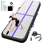 13ft Gymnastiekmat Paars – Opblaasbare Airtrack, Sport en Fitness, Materiaal, Paars, Nieuw, Maat 36 t/m 42