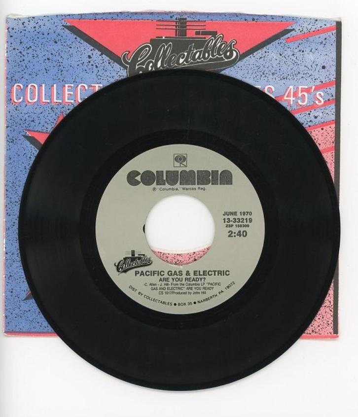 uit de serie Collectables ( 33219  ) Pacifis Gas & Electric, Cd's en Dvd's, Vinyl Singles, Zo goed als nieuw, Pop, Ophalen of Verzenden