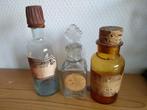 Apothekersflesjes uit begin vorige eeuw, Antiek en Kunst, Ophalen of Verzenden