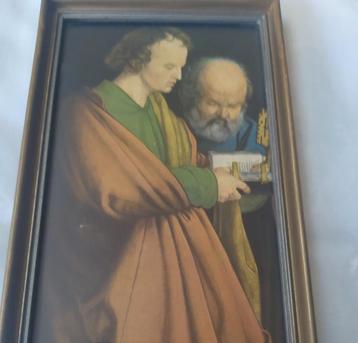 Vintage religieuze prent beschikbaar voor biedingen