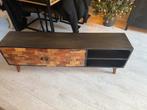 Tv Meubel - 145cm lang, Gebruikt, 100 tot 150 cm, Ophalen of Verzenden, Minder dan 100 cm