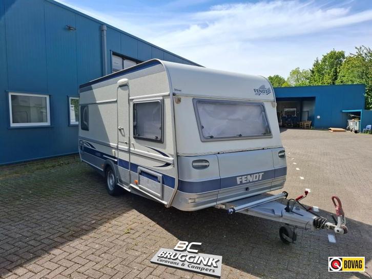 Fendt Saphir 470 TF - FRANSBED RONDZIT, Caravans en Kamperen, Caravans, tot en met 4, 1000 - 1250 kg, Rondzit, Fendt, Frans bed