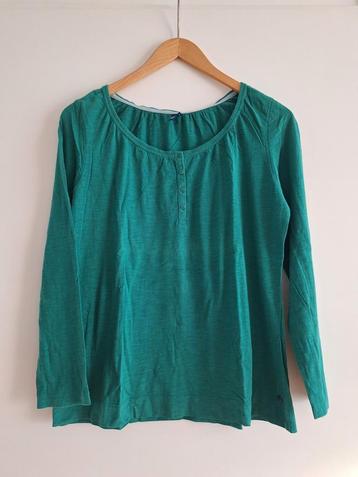 CECIL, T-shirt lange mouw, 100% katoen, maat M beschikbaar voor biedingen