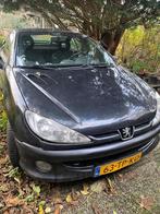 Peugeot 206  CABRIO 1.6 16V CC 2007 Zwart, Auto's, Voorwielaandrijving, Zwart, 4 cilinders, Cabriolet