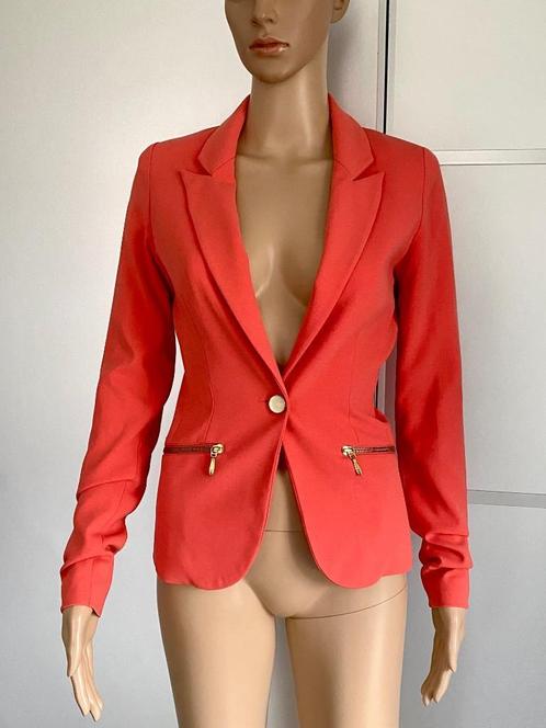 H288 Esqualo maat 34=XS jasje blazer colbert zalm-roze, Kleding | Dames, Jasjes, Kostuums en Pakken, Zo goed als nieuw, Jasje