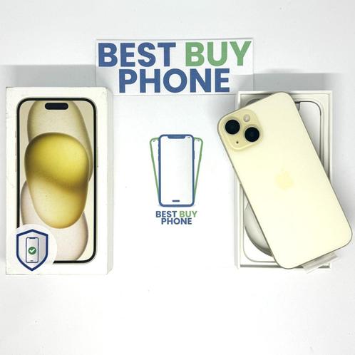 iPhone 15 128GB geel /ongebruikt + 12 maanden garantie, Telecommunicatie, Mobiele telefoons | Apple iPhone, Zo goed als nieuw