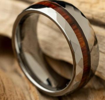 Gentlebands The Colonel Tungsten+Wood ring NIEUW 20 BCBC beschikbaar voor biedingen
