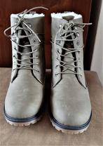 Nieuwe veterboots / enkelboots taupe met voering, maat 41, Ophalen, Nieuw, Lage of Enkellaarzen