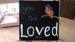 Christelijk schilderij 'You Are Loved' - Handgemaakt, Ophalen of Verzenden