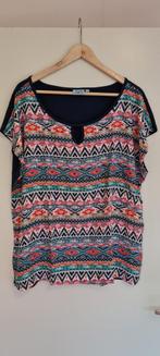 T-shirt John Cabot, kapmouwtjes, maat XL, blauw, Kleding | Dames, T-shirts, Maat 46/48 (XL) of groter, Zo goed als nieuw, Korte mouw