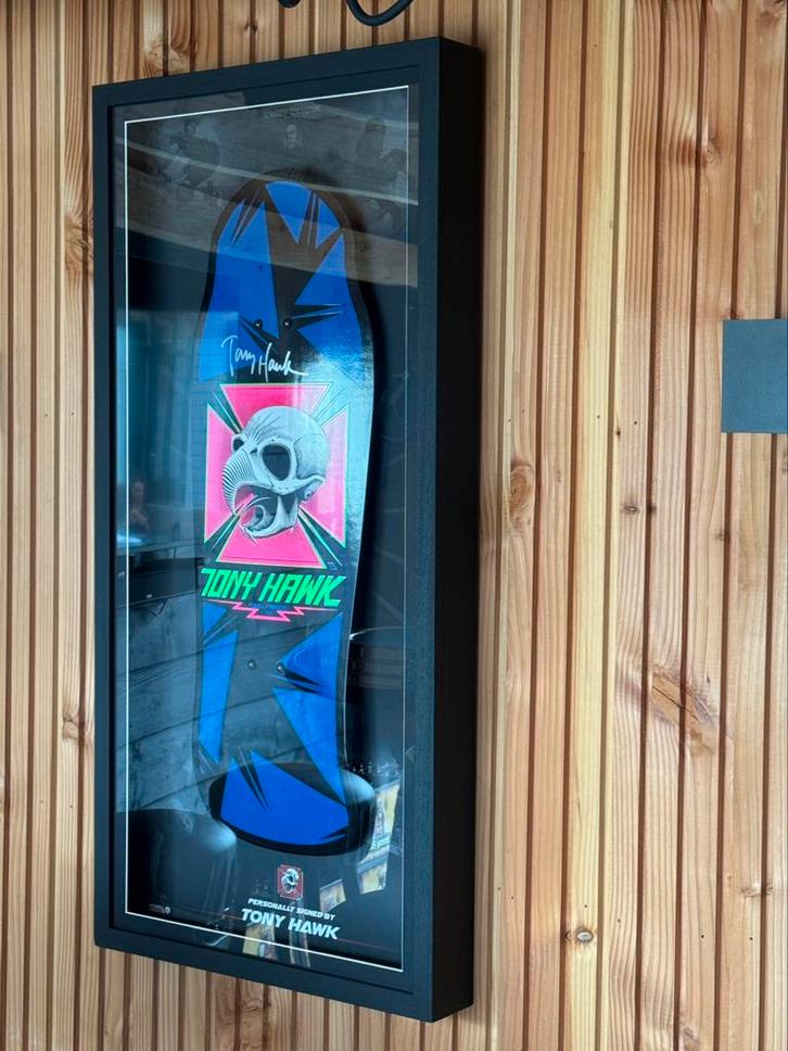 Persoonlijk gesigneerd skateboard Deck Tony Hawk, Sport en Fitness, Skateboarden, Zo goed als nieuw, Skateboard, Ophalen of Verzenden