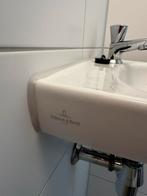 Wasbak groot, spiegel, douche kraan en wasbakje (wc), Doe-het-zelf en Verbouw, Sanitair, Ophalen, Zo goed als nieuw