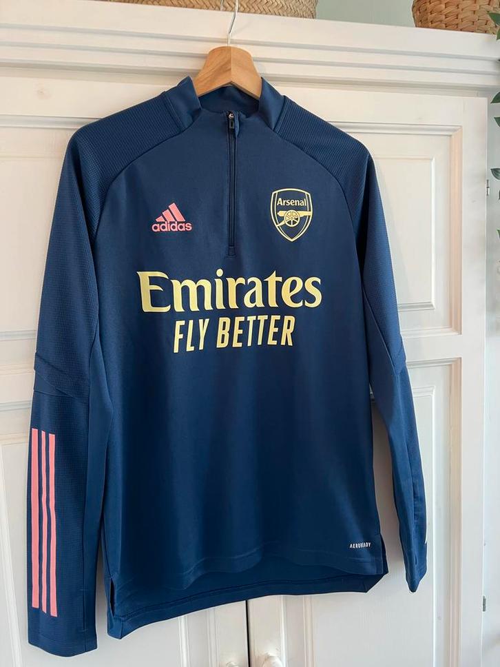 Arsenal Longsleeve Maat S - Voetbalshirt, Kleding | Heren, Sportkleding, Zo goed als nieuw, Voetbal, Maat 46 (S) of kleiner, Blauw