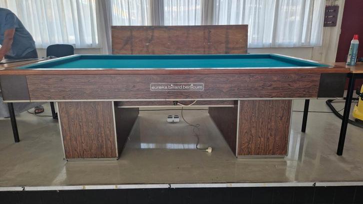 Biljarttafel met accessoires voor mancave, Sport en Fitness, Biljarten en Poolen, Gebruikt, Biljarttafel, Ophalen