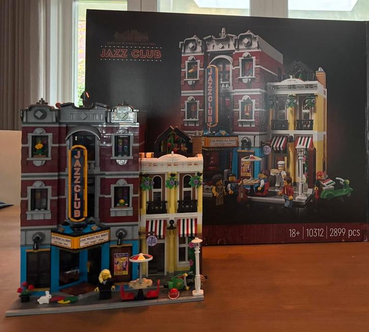 Lego 10312 Jazz club, Kinderen en Baby's, Speelgoed | Duplo en Lego, Zo goed als nieuw, Lego, Complete set, Ophalen