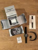 Moonswatch omega mission to earthphase grijs bioceramic, Ophalen of Verzenden, Zo goed als nieuw, Kunststof, Omega