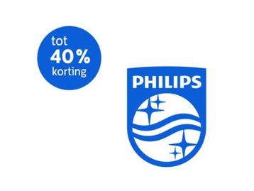Philips tot 40% kortingsvoucher  ING punten beschikbaar voor biedingen