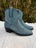 Sendra western Cowboy Enkellaarsjes blauw stippen 36, Sendra, Blauw, Lage of Enkellaarzen, Ophalen of Verzenden