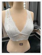 Brocante kerst Witte Kanten BH Top, Kleding | Dames, Ondergoed en Lingerie, Wit, Ophalen of Verzenden, BH, X