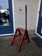 Vintage mahonie bibliotheektrap, Ophalen of Verzenden