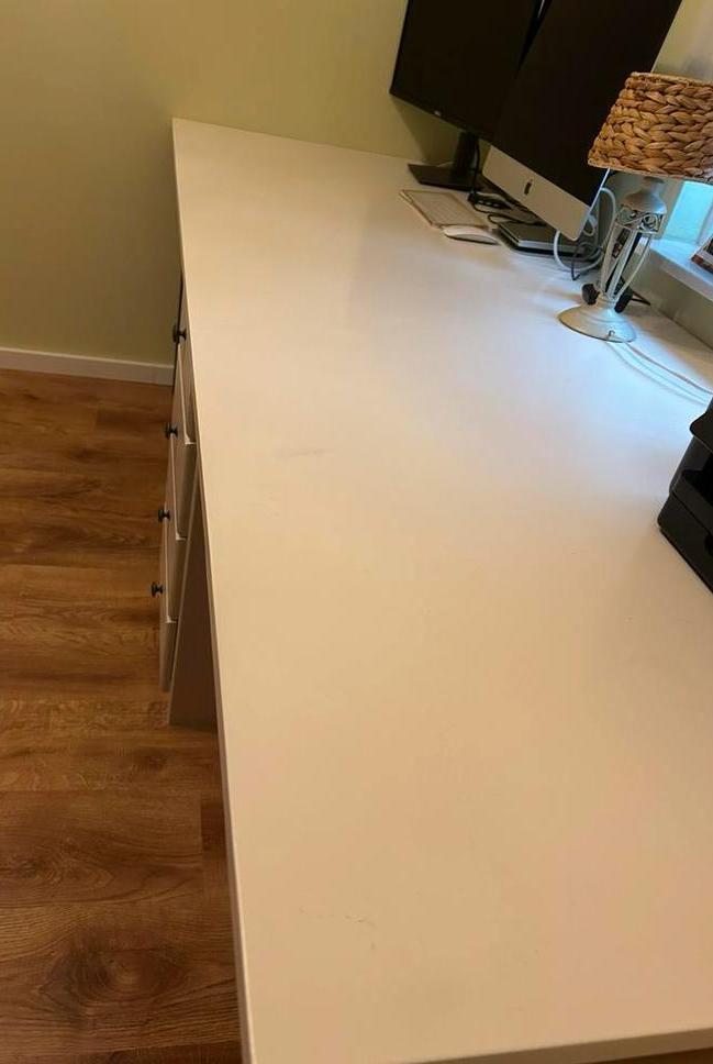 Gratis - mooi groot bureau, Huis en Inrichting, Bureaus, Gebruikt, Bureau, Ophalen