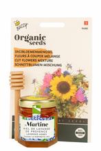 Bee Happy Cadeauset: Honing, bloemenzaad & lepeltje, Ophalen of Verzenden