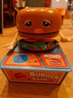Vintage mechanische Burger Bank Spaarpot, Antiek en Kunst, Ophalen of Verzenden