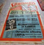 Poster Antwerpen Oorlog Sportpaleis Boksen Wielrennen Koers, Verzenden, Overige soorten, Nederland, Foto of Poster