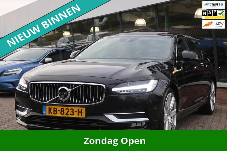 Volvo S90 2.0 D4 Inscription LED_ADAP-CRUIS_B&W_BLISS_D-PILO, Auto's, Volvo, Bedrijf, Te koop, S90, 360° camera, ABS, Achteruitrijcamera