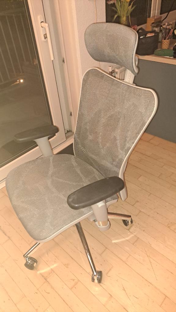 Sihoo Ergonomic Office chair, Huis en Inrichting, Bureaustoelen, Zo goed als nieuw, Grijs, Ergonomisch, Gaming bureaustoel, Ophalen