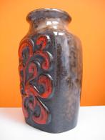 retro vintage keramiek vaas Strehla Oost Germany GDR 70s, Aardewerk of Porselein, Ophalen of Verzenden, Zo goed als nieuw, Minder dan 50 cm