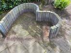 Palissade, borderrand, Tuin en Terras, Bielzen en Borders, Ophalen, Gebruikt, 25 tot 50 cm, Beton
