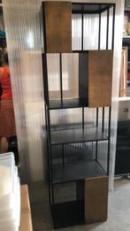 Prachtige Design kast goud en zwart, Huis en Inrichting, Kasten | Wandmeubels, Ophalen of Verzenden, Zo goed als nieuw, 25 tot 50 cm