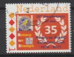 Persoonlijke postzegel 2011 gestempeld Rotary 35 jr ROS, Postzegels en Munten, Verzenden, Na 1940, Gestempeld