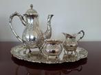 Prachtig bewerkt zilveren koffie/ thee servies, Antiek en Kunst, Antiek | Goud en Zilver, Ophalen, Zilver