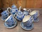 Japans porcelein  theeservies 12 delig  fenix decor, Antiek en Kunst, Antiek | Servies compleet, Ophalen