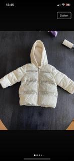 Faux Fur DKNY crèmekleurig jasje met pailetten, Verzenden, Zo goed als nieuw, Meisje, Jasje