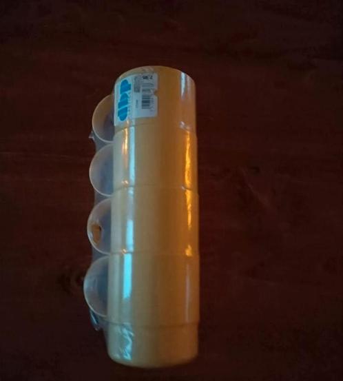 Nieuwe Gele Camping Beker Set – 4 Stuks | voor kamperen, Huis en Inrichting, Keuken | Tupperware, Zo goed als nieuw, Ophalen of Verzenden