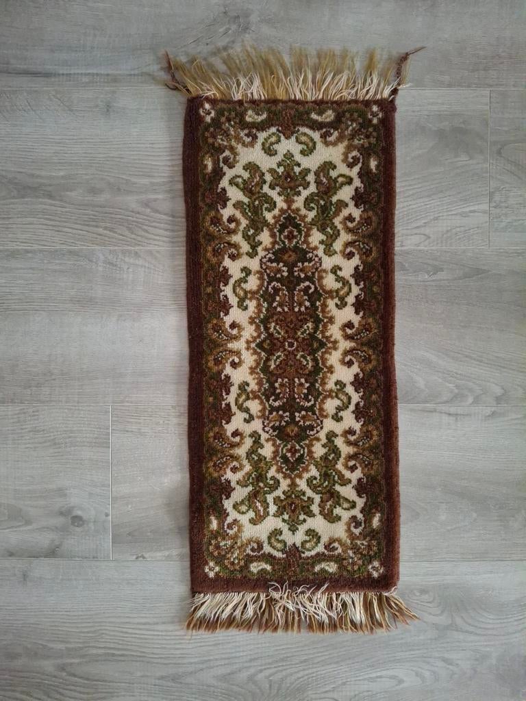 Vintage loper met motief, Ophalen, Minder dan 50 cm, Gebruikt, 50 tot 100 cm