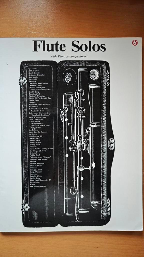 Flute solos - met pianobegeleiding, Muziek en Instrumenten, Bladmuziek, Nieuw, Klassiek, Piano, Dwarsfluit of Piccolo, Ophalen of Verzenden