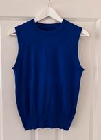 Blauw mouwloos truitje 38, Maat 38/40 (M), Blauw, Ophalen of Verzenden, Zo goed als nieuw